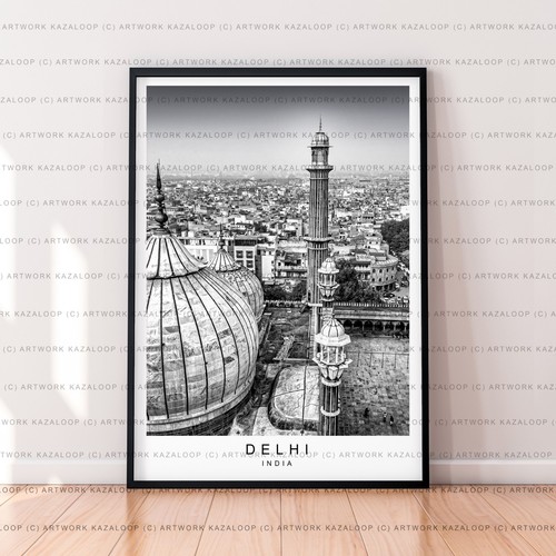 Delhi indien poster druck - poster,