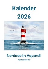 Kalender Nordsee Aquarell 2026