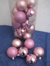 24 Christbaumschmuck 6cm Weihnachtskugeln Weihnachtsbaumkugeln Auswahl 18 Farben