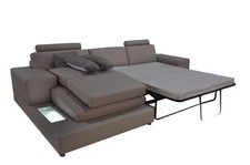 Leder Couch Wohnlandschaft Eck