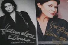 2 Original Autogrammkarten HANNELORE ELSNER, sehr guter Zustand