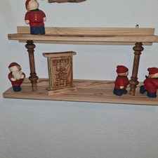 Natur Holz Regal. Wandregal 77 x 35 Cm Hobbyarbeit Ohne Dekoration Unikat