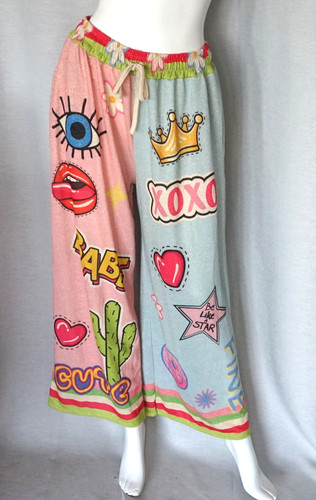 Hippie wideleg hose - wideleg, marlene