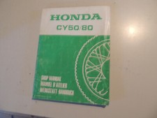 Werkstatthandbuch Honda CY 50 CY 80  Repair Shop manual Manuel d`atellier
