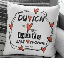 Kissen Du Und Ich Läuft Mit