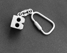 Schlüsselanhänger „B“ Edelstahl