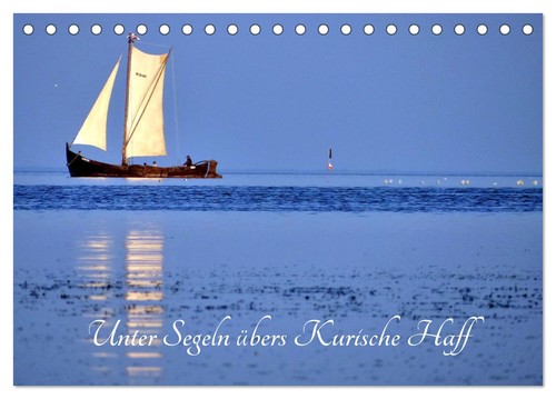Unter segeln übers kurische - unter,