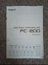 Roland Fc-200 Midi Controller Handbuch