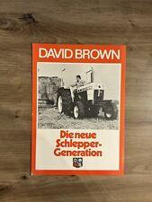 Orig. DAVID BROWN Programm Prospekt Brochure Traktor Schlepper IHC CASE C4