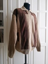 Herren Bomber Strickjacke