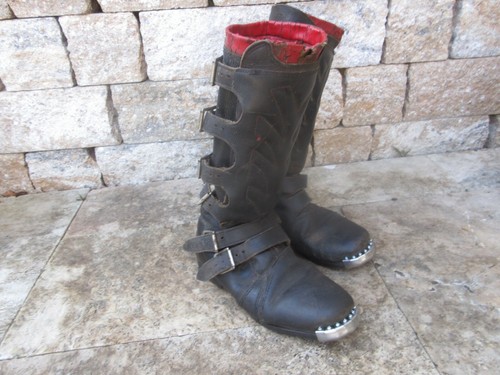 Vintage motocross boots - motocross, 1969
