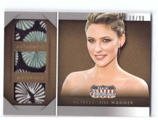 2015 Panini Americana Triple Relic Jill Wagner /99