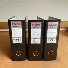 3 Herlitz-Ordner A5, 21cm x