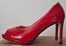 Damen Plateau Peeptoe Pumps