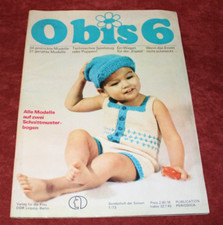 Zeitschrift Obis 6, 1 / 73 Verlag für die Frau DDR Sonderheft m. Schnittmuster