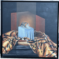 Oil picture painting shapes