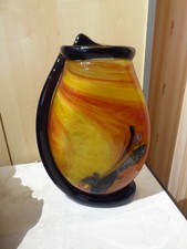 Glasvase,Robert Pierini,Designervase,Frankreich,Biot,seltene Glasvase,Sammlervas