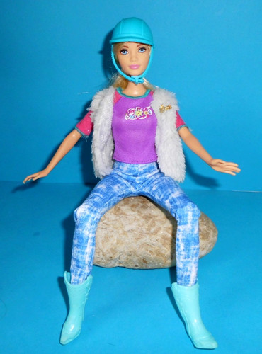 %***Reitbarbie mit