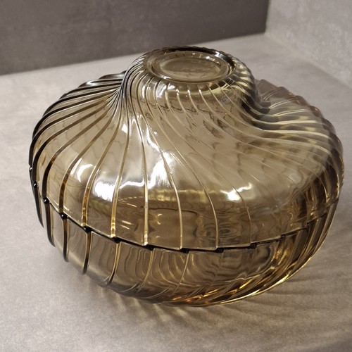 Rauchglas schale deckelschale - schale,