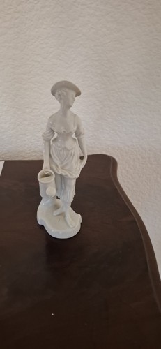 Porzellanfigur gärtnerin - porzellanfigur,