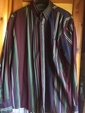 Twenty X Von Wrangler Herren 34/35 L Blau/Rot/Weiß Vintage Westen Hemd