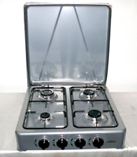 Homelux AOTE6054 Gas Kochplatte 4 Flammig Brenner Campingkocher Gasherd Silber