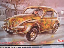 ? KDF-WAGEN WEHRMACHT BAUSATZ 2.WELTKRIEG TYP 82 KÜBELWAGEN 1:35 OVP angefangen