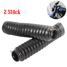 2 Stück Schwarz Vorderradgabel Stoßdämpfer Staubschutz l Motorrad