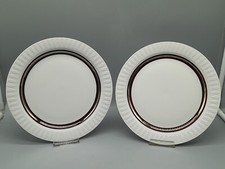 Thomas Lanzette Platin braun - 2 Speiseteller - sehr gut - Tapio Wirkkala