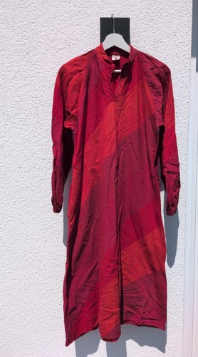 Boho maxi kaftan kleid - boho, rot