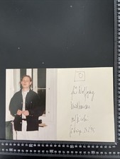 Olaf Nicolai Foto mit Widmung 1995