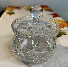 Bleikristall Glas mit Deckel