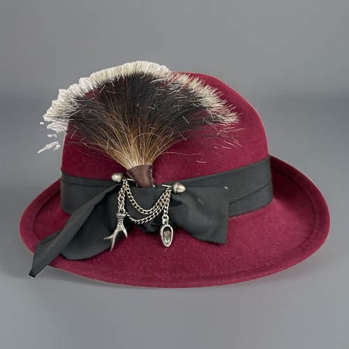 Vintage filzhut damen - filzhut,
