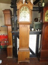 Antike Standuhr England um 1800 läuft einwandfrei Höhe 225 cm Eiche