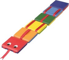 Goki Zauberklapperschlange Wunderschlange Holzschlange Schlange