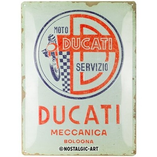 Ducati nostalgie blechschild - ducati,