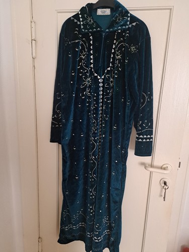 Samt kleid djellaba jalaba - kleid,