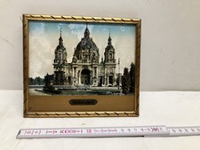 Andenken aus Berlin Dom Bild im Rahmen mit Perlmutt Applikationen Berlin