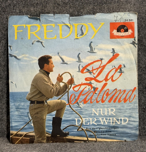 Vinyl single freddy la - vinyl,