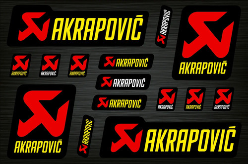 Akrapovic abziehbilder - akrapovic,