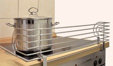 Herdschutzgitter verchromt Herdschutz Gitter 60 x 18,5 x 14 cm Herd Schutz neu