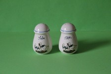 Mandarin Stoneware Motiv Gänse Salzstreuer und Pfefferstreuer Set 102523