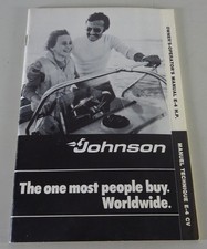 Betriebsanleitung / Owner´s Manual | Johnson Bootsmotor E-4 HP / CV | ENG/FRA