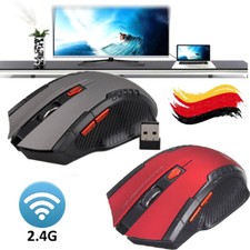Laptop Maus Drahtlose Schnurlos Gaming Funk Wireless Mouse Mäuse USB