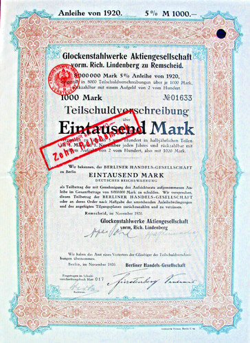 Glockenstahlwerke vorm r - glockenstahlwerke,