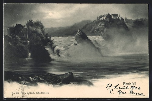 Ansichtskarte schaffhausen - ansichtskarte,