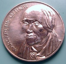 DDR Medaille 26,5mm Margarethe Luther 1967 (.)