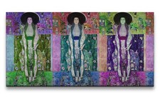120x60cm Remaster Gustav Klimt's Adele Bloch-Bauer Weltberühmt Kult Farbenfroh