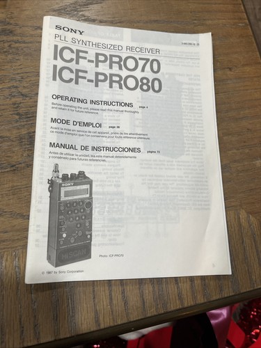 Original sony icf pro70 - sony,
