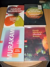 4 verschiedene Romane/Bücher von  Haruki Murakami - ungel. Mängelexempl